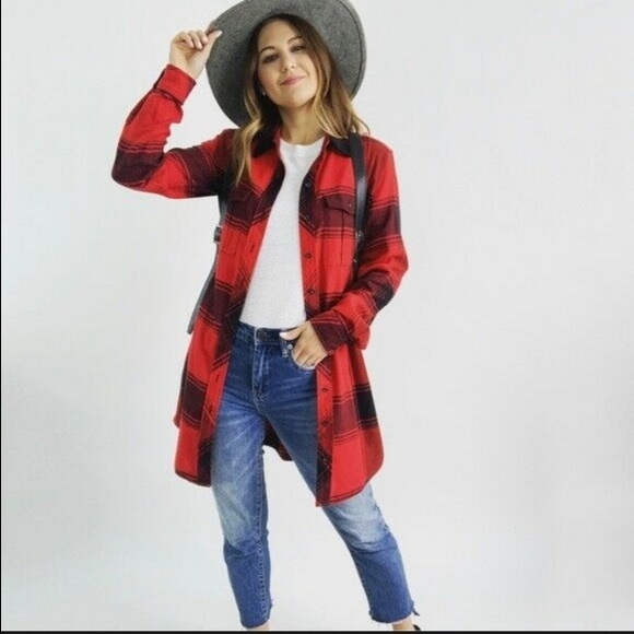 Athleta Dresses & Skirts - Athleta Trail To Town Buffalo Plaid Tunic shirt